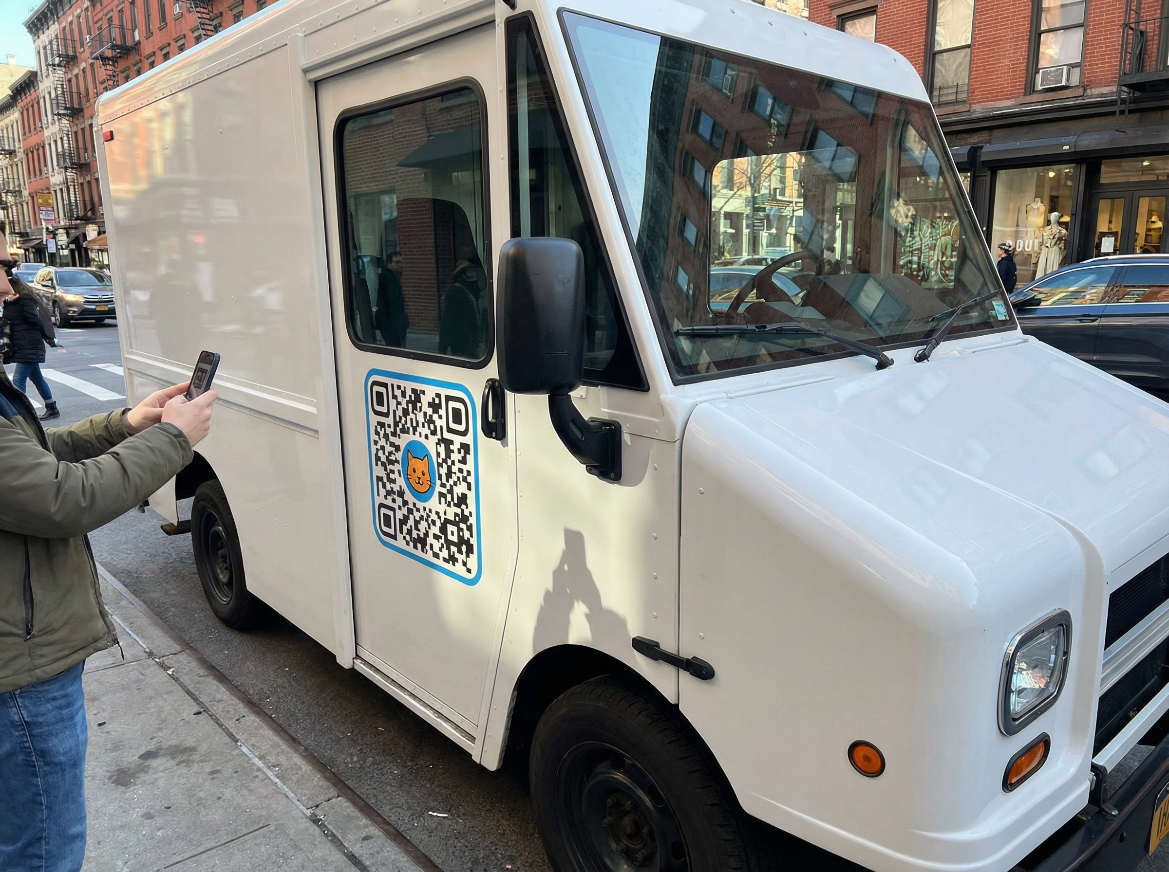 Truck QR Code Example